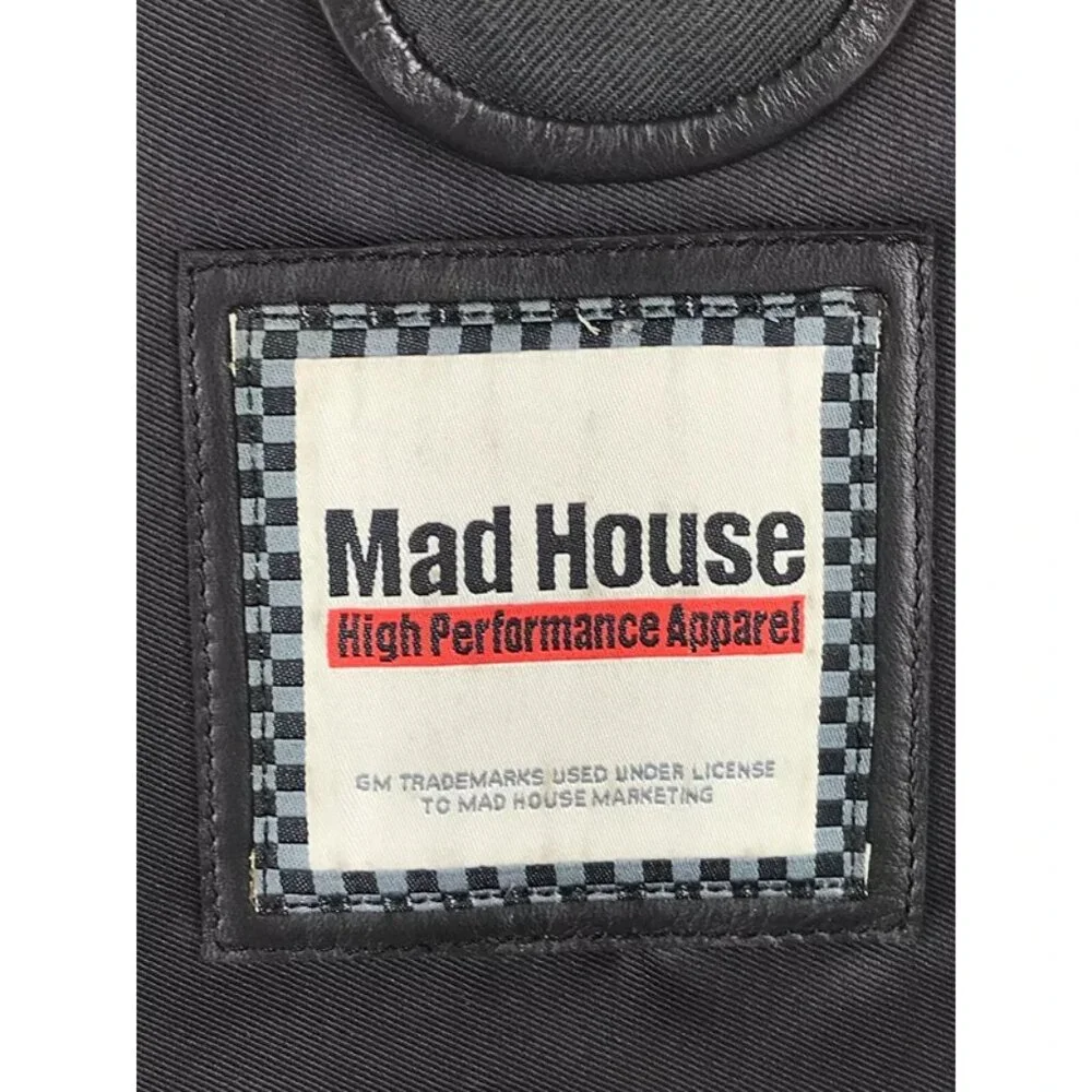 Mad House Unisex Black GM Licensed‎ Product Leather Double Handles Portfolio Bag